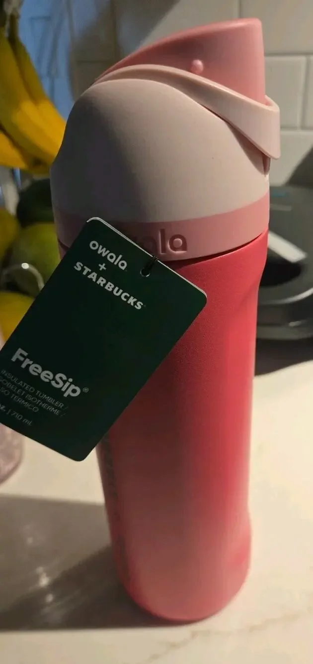 Starbucks x Owala FreeSip 2026 Pink Ready to Ship New Limited Edition 24oz